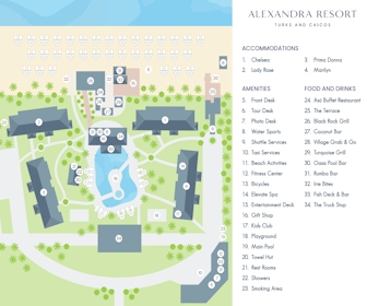 Alexandra Resort Map Layout