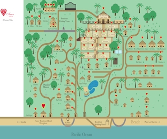 Amor Boutique Hotel Map Layout