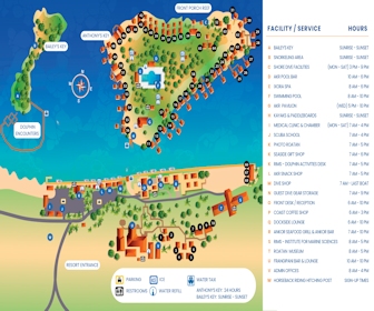 Anthony's Key Resort Map Layout