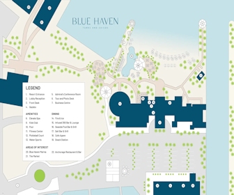 Blue Haven Resort Map Layout