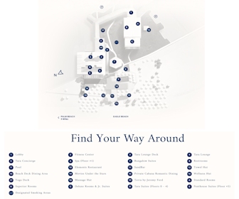 Bucuti & Tara Beach Resort Resort Map Layout