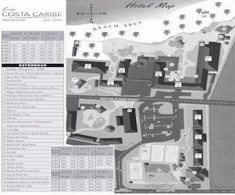  Coral Costa Caribe Beach Resort Map Layout
