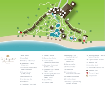 Dreams Playa Bonita Panama Resort Map Layout