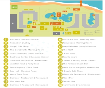 Fiesta Resort Map Layout
