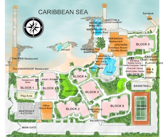 Franklyn D Resort & Spa Map Layout