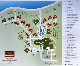 Gran Muthu Ensenada Resort Map Layout