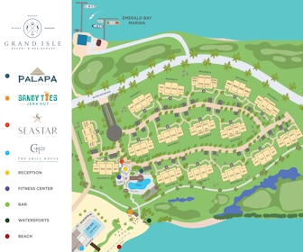 Grand Isle Resort Map Layout