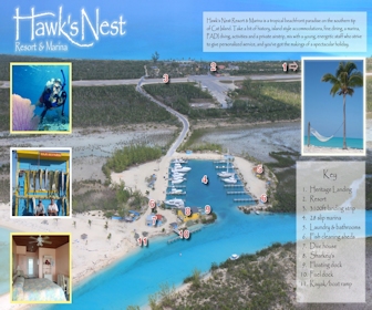 Hawk’s Nest Resort & Marina resort map