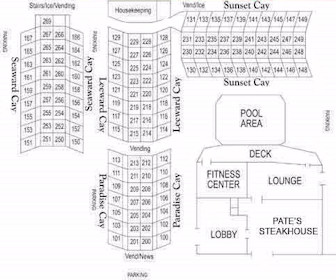 Holiday Inn of Naples Map Layout