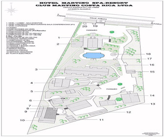 Hotel Martino Spa and Resort Map Layout