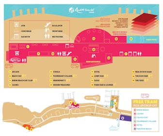 Hotel at Resorts World Bimini Map Layout
