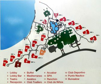 Iberostar Origin Playa Pilar Resort Map layout