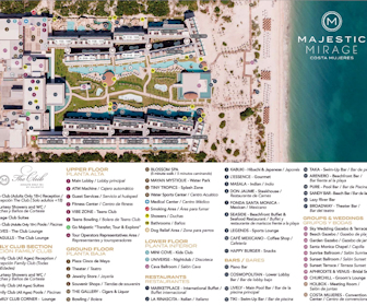 Majestic Mirage Costa Mujeres Resort Map Layout