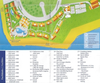 Occidental Tamarindo Resort Map Layout