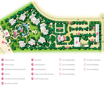 Ocean Club West Resort Map Layout