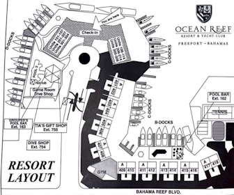 Ocean Reef Yacht Club & Resort property map