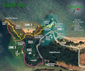 Paya Bay Resort Map Layout