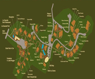 Pelican Eyes Hotel and Resort Map Layout