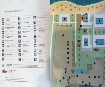 Hotel Riu Ventura Resort Map Layout