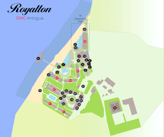 Royalton Chic Antigua Map Layout