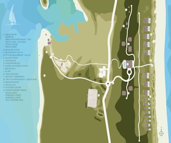 Sailrock South Caicos Resort Map Layout