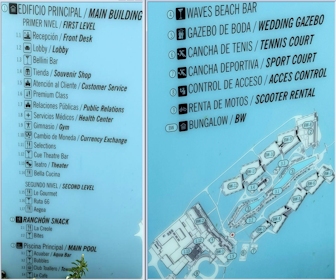 Sanctuary White Sands Resort Map layout