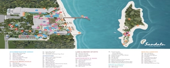 Sandals Royal Bahamian Resort Map layout