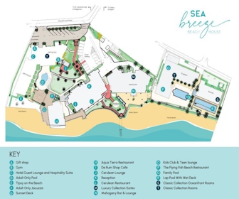 Sea Breeze Beach House Map Layout