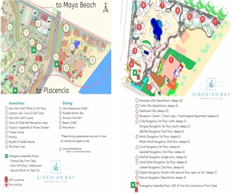 Sirenian Bay Resort & Villas Map Layout