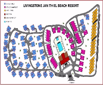 Sonesta Hotels & Resorts Livingstone Curacao Map Layout