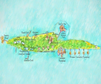 Thatch Caye, A Muy'Ono Resort Map Layout