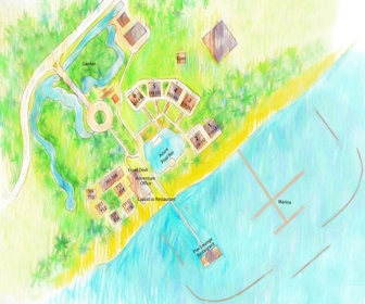 The Placencia Resort Map Layout