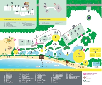 The Westin Playa Bonita Panama Resort Map Layout