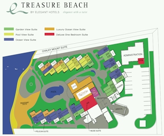 Treasure Beach Art Hotel, Barbados, An Autograph Collection All-Inclusive Resort
 Map Layout
