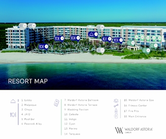 Waldorf Astoria Riviera Maya Resort Map Layout
