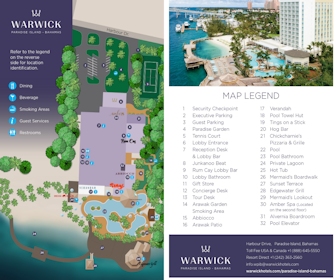 Warwick Paradise Island Bahamas resort map